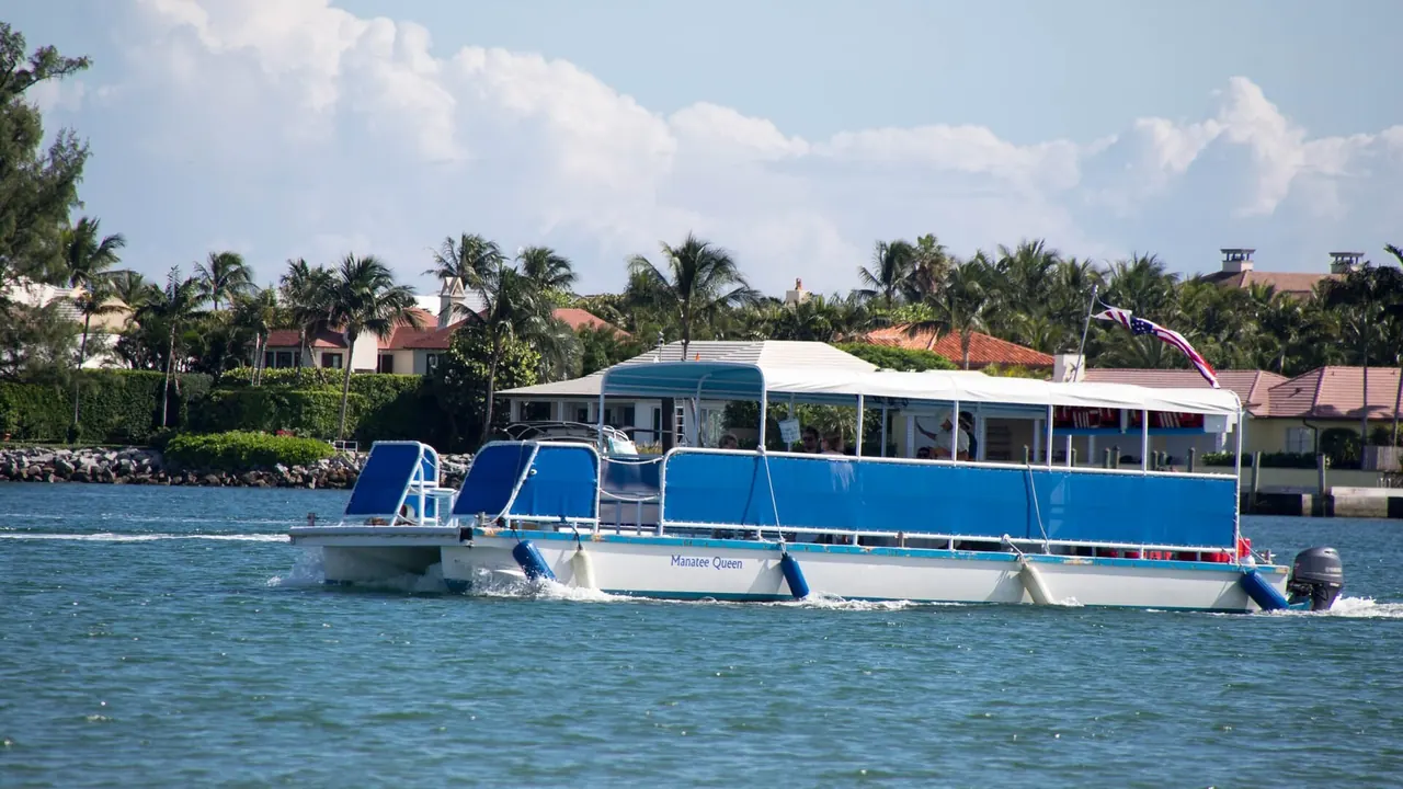 Peanut Island and the Palm Beach Inlet near Singer Island, Florida