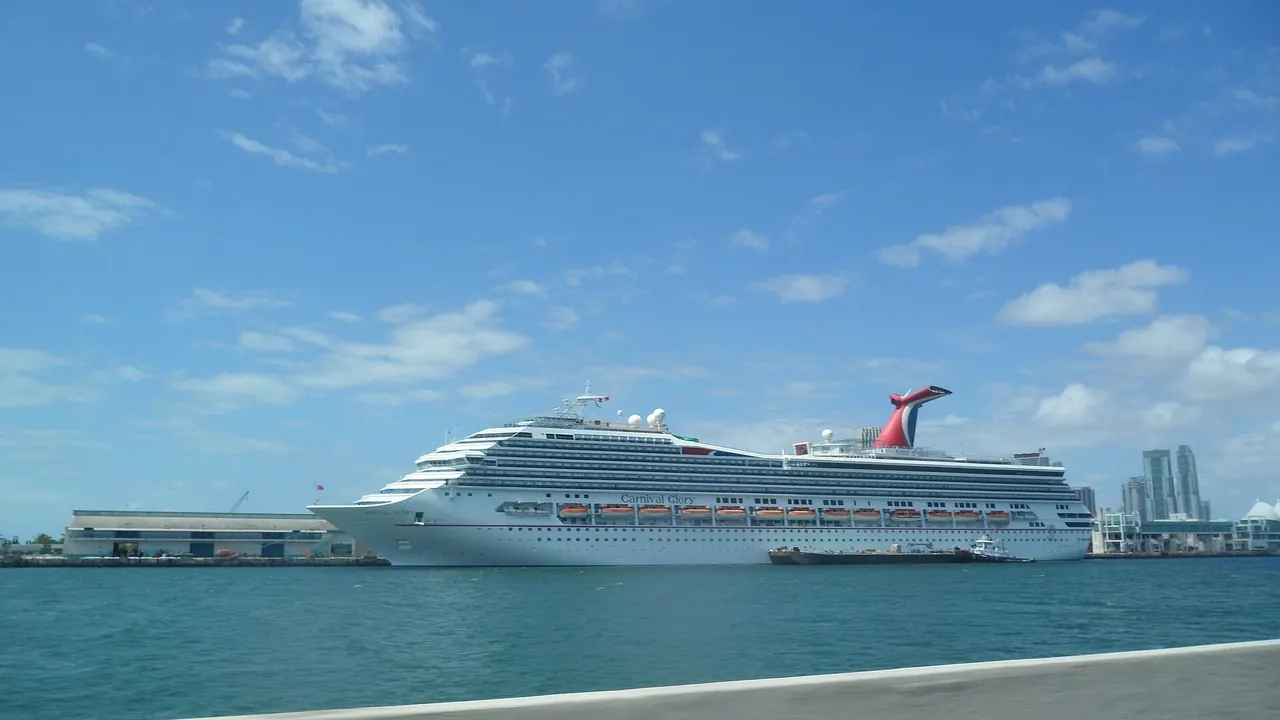 Carnival Glory Cruise Ship in PortMiami Florida