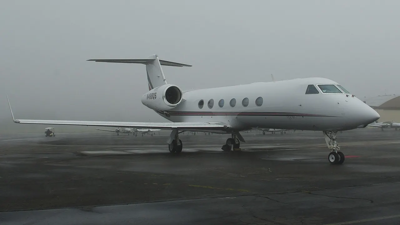 Gulfstream G450 on tarmac at Hillsboro Airport - Oregon