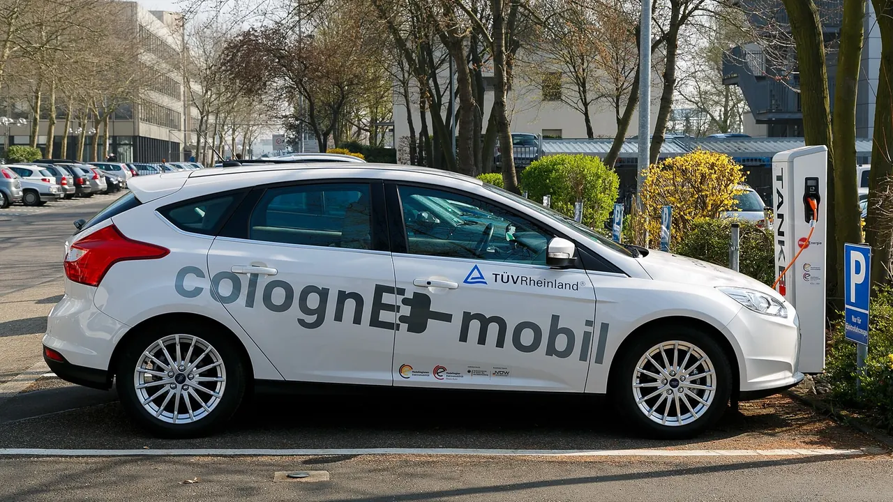 Cologne Germany Electric-Car-Charging-Point-at-TUV-Rheinland-01