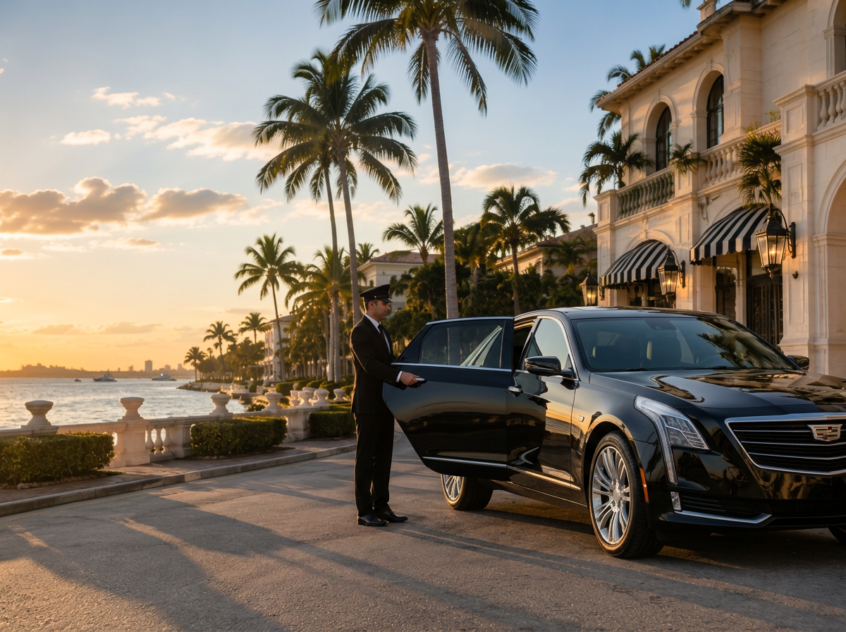Executive travel that runs to schedule. — PBI Limos chauffeur service in South Florida