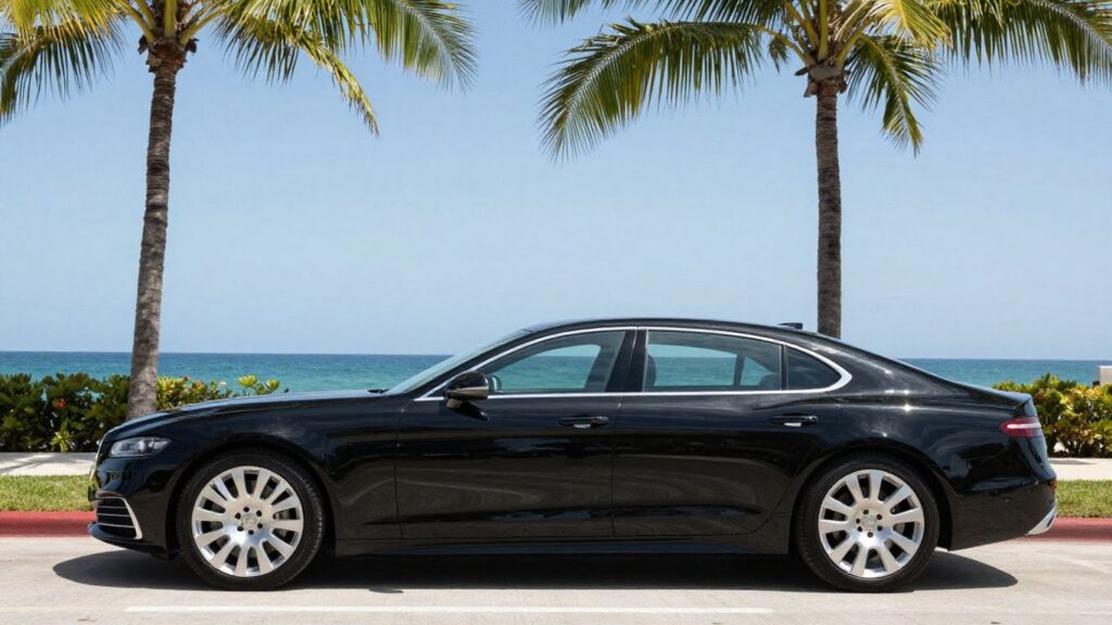 Luxury car in West Palm Beach.